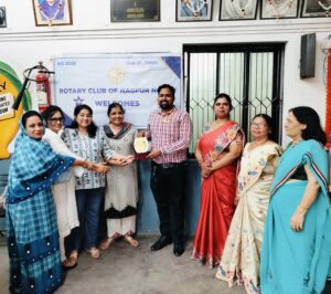 Academic planning session with Rotary club at Jaripatka school by Free Radical Learning